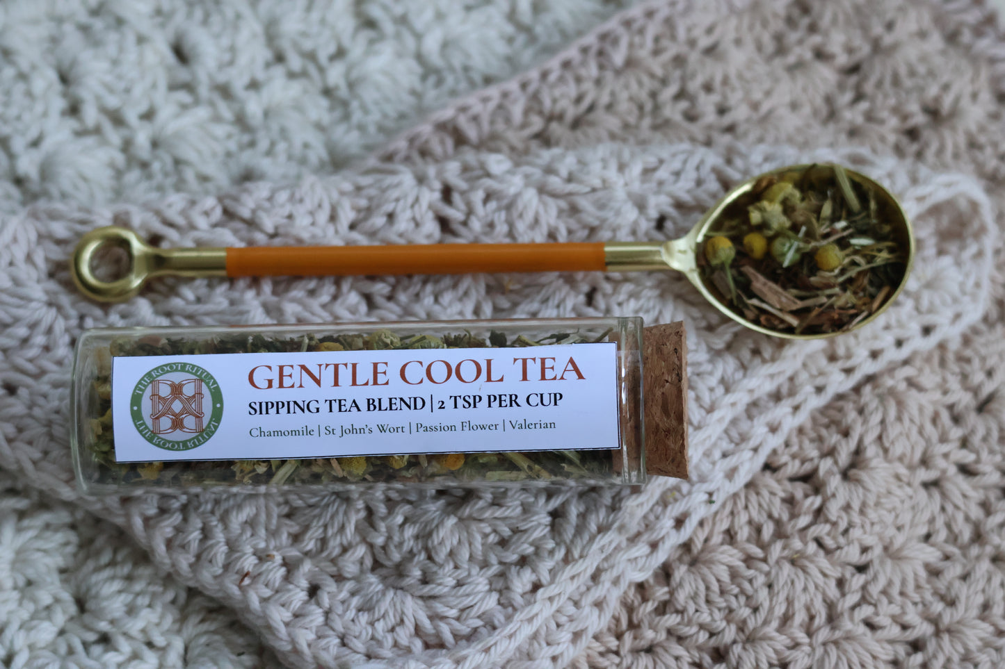 Gentle Cool Sipping Tea