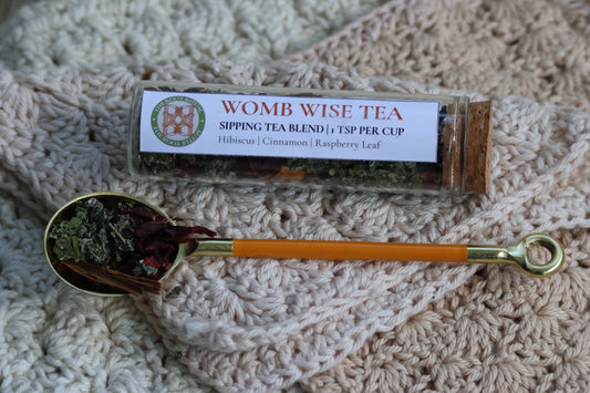 Womb Wise Sipping Tea